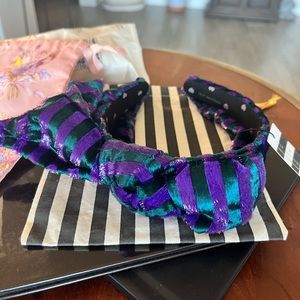 Lele Sadoughi Pretty in Punk Shimmer Stripe Holly Headband
